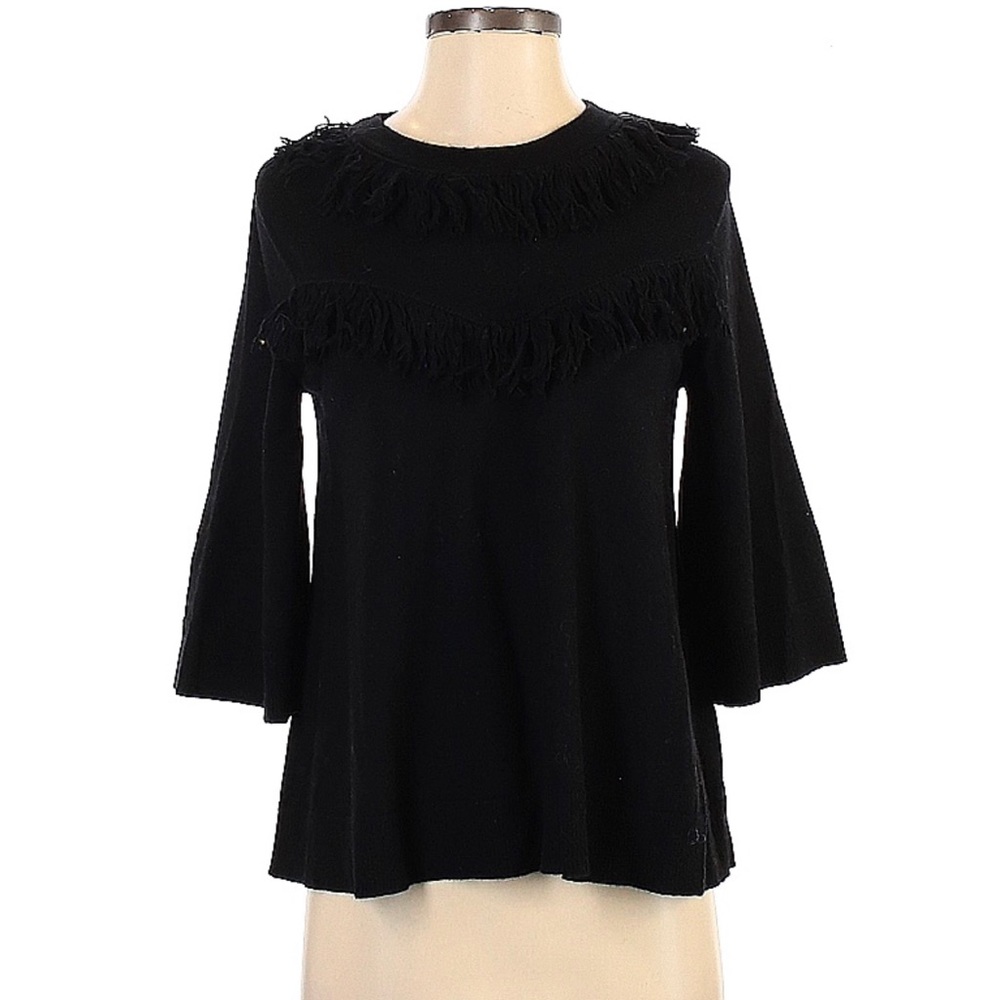 NWT Kate spade broome street fringe pullover sweater size S